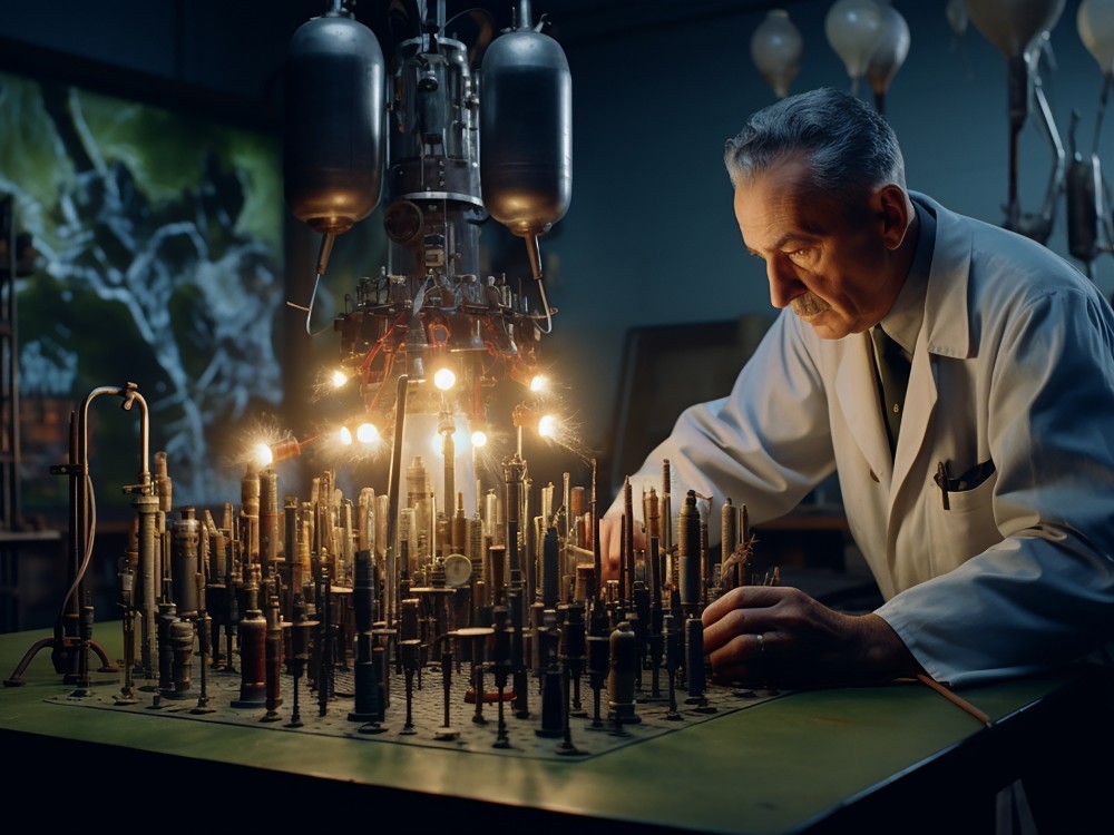 oppenheimer is working nuclear bomb details lab scientist is researching